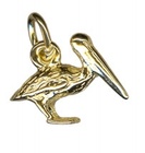 Charm - PELICAN - Sterling Silver or 9ct Gold