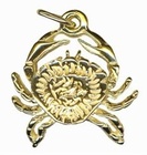 Charm - CRAB - Sterling Silver or 9ct Gold