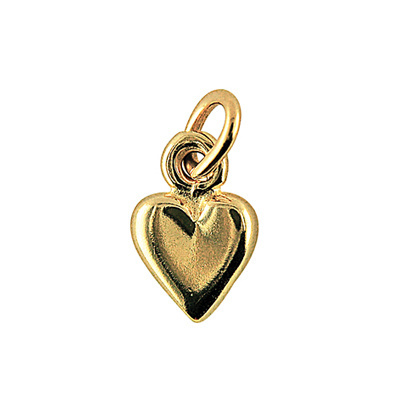 Charm - PLAIN LOVE HEARTS - Sterling Silver or 9ct Gold