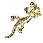 Charm - GECKO LIZARD - Sterling Silver or 9ct Gold