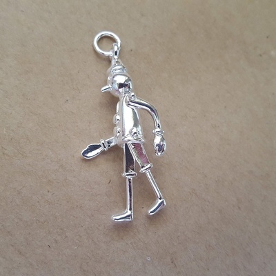 Pendant - MOVING TIN MAN - Sterling Silver or 9ct Gold