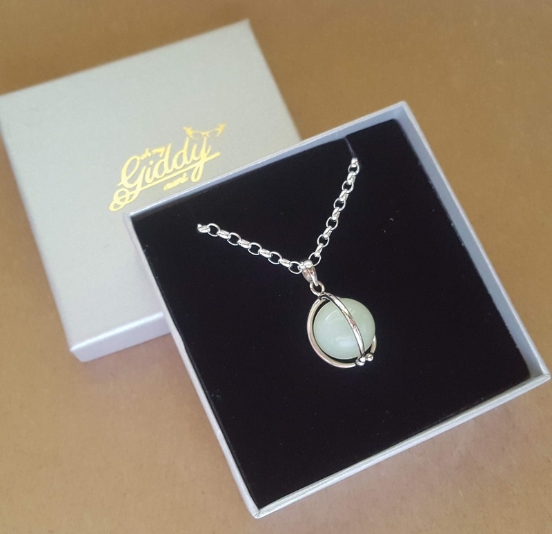 Rubaa Jewellery Natural Clear Rock Crystal Carved Rose Bead 925 Sterling Silver Pendant - Handmade