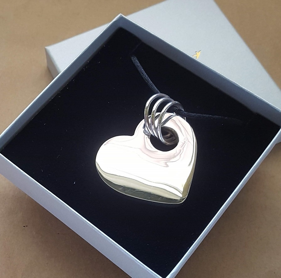 925 Sterling Silver Necklaces Big Heart