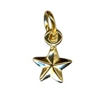 Charm - TINY TWINKLE STAR - Sterling Silver or 9ct Gold