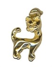 Charm - MOD CAT - Sterling Silver or 9ct Gold