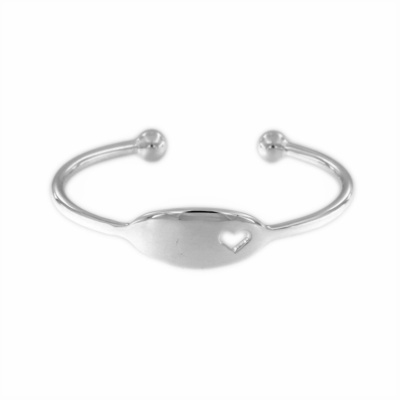Bangle - BABY LOVE TORQUE -  Sterling Silver