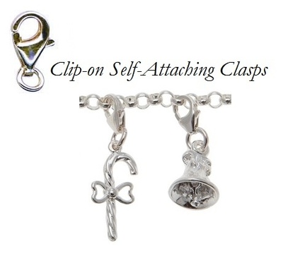Attachment - CLIP-ON CLASP - Sterling Silver or 9ct Gold