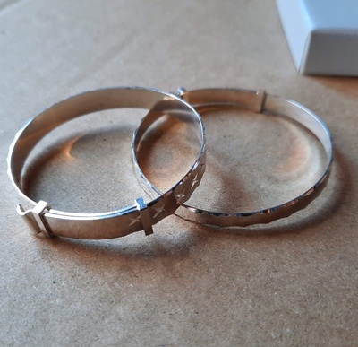 Bangle Expanding - VICTORIAN CHILD - Sterling Silver