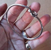 Knot bangle in sterling silver |handcrafted buy online Australia