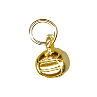 Netball Charms for team or player in silver or 9ct gold, made in Australia