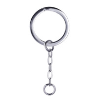 Sterling silver keyrings, split rings for personalised key fobs for ...