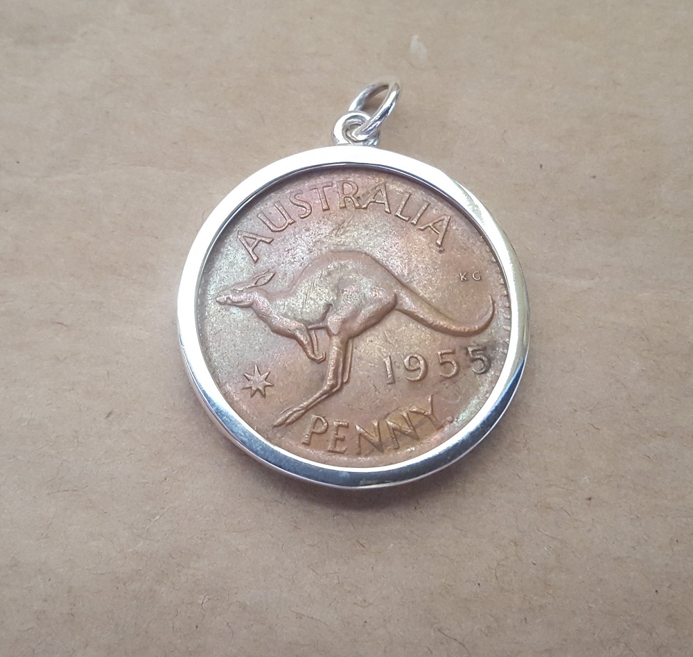 kangaroo penny coin frame