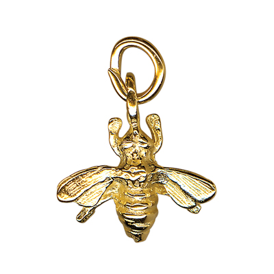 bee charms silver or gold
