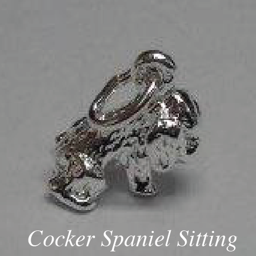 cocker spaniel sitting charm